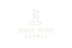 White Minimalistic Back Nine Supply Logo